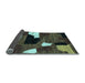 Sideview of Oriental Light Blue Modern Rug, abs1828lblu