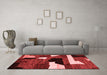 Modern Red Washable Rugs