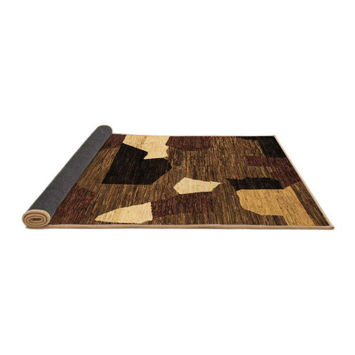 Sideview of Oriental Brown Modern Rug, abs1828brn