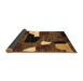 Sideview of Oriental Brown Modern Rug, abs1828brn