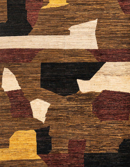 Abstract Red Oriental Rug, abs1828
