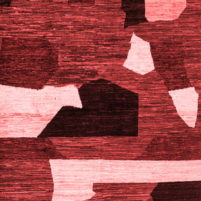 Machine Washable Oriental Red Modern Rug, wshabs1828red