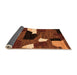 Sideview of Oriental Orange Modern Rug, abs1828org