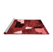 Modern Red Washable Rugs