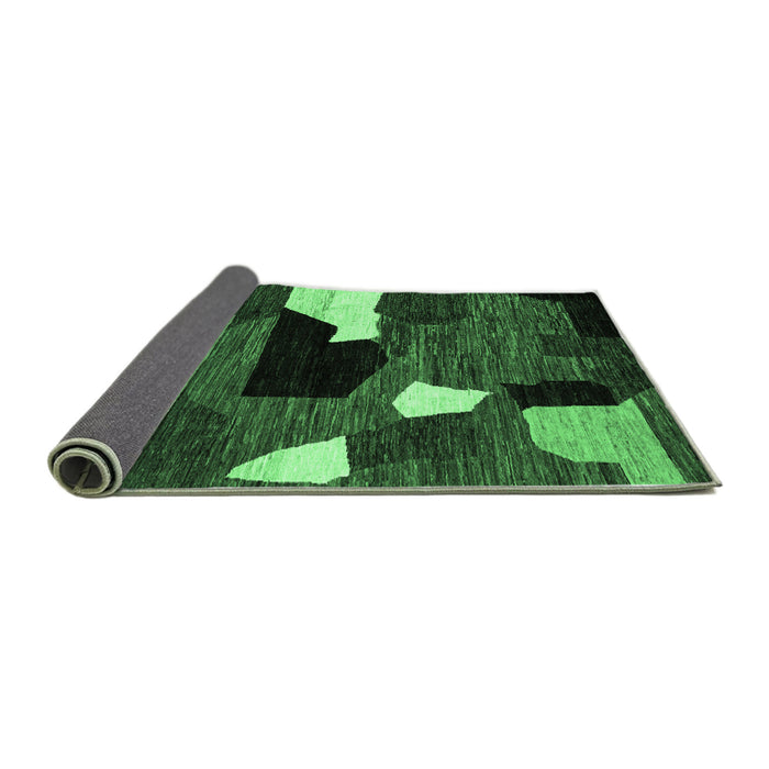 Sideview of Oriental Emerald Green Modern Rug, abs1828emgrn