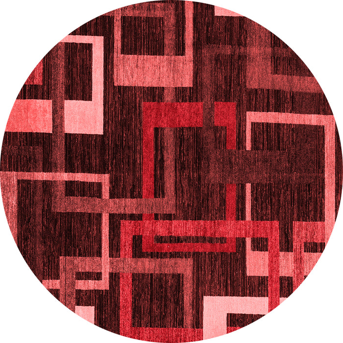 Machine Washable Oriental Red Modern Rug, wshabs1829red