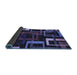 Sideview of Oriental Blue Modern Rug, abs1829blu