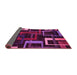 Sideview of Oriental Pink Modern Rug, abs1829pnk