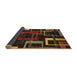 Sideview of Oriental Brown Modern Rug, abs1829brn