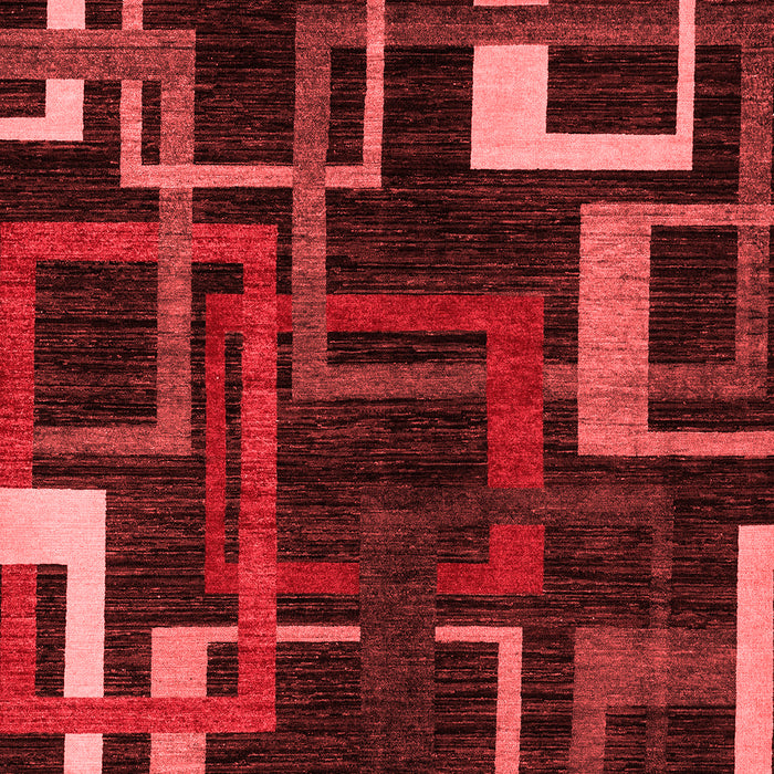 Oriental Red Modern Area Rugs