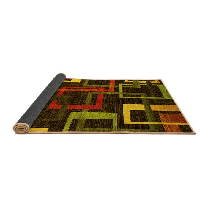 Sideview of Oriental Yellow Modern Rug, abs1829yw