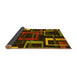 Sideview of Oriental Yellow Modern Rug, abs1829yw