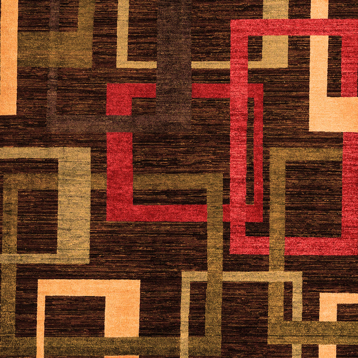 Oriental Orange Modern Rug, abs1829org