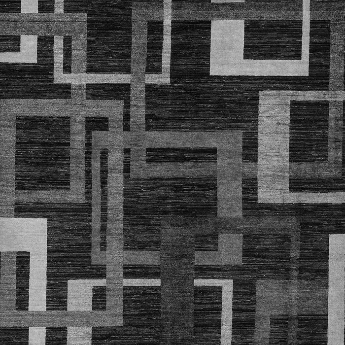 Machine Washable Oriental Gray Modern Rug, wshabs1829gry