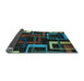 Sideview of Oriental Light Blue Modern Rug, abs1829lblu