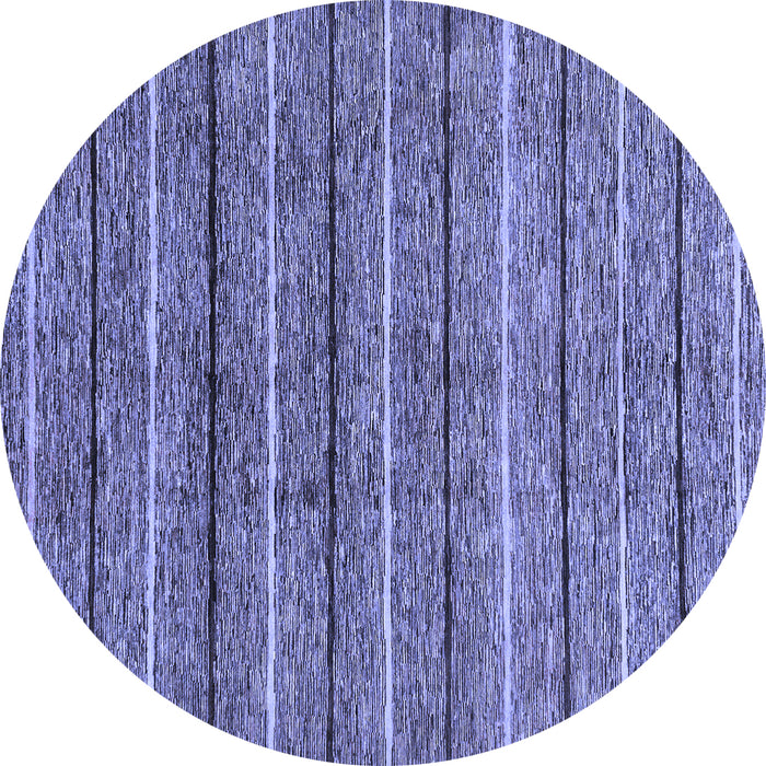 Round Abstract Blue Modern Rug, abs182blu