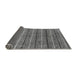 Sideview of Abstract Gray Modern Rug, abs182gry