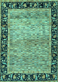 Oriental Turquoise Modern Rug, abs1830turq