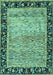 Oriental Turquoise Modern Rug, abs1830turq