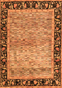 Oriental Orange Modern Rug, abs1830org