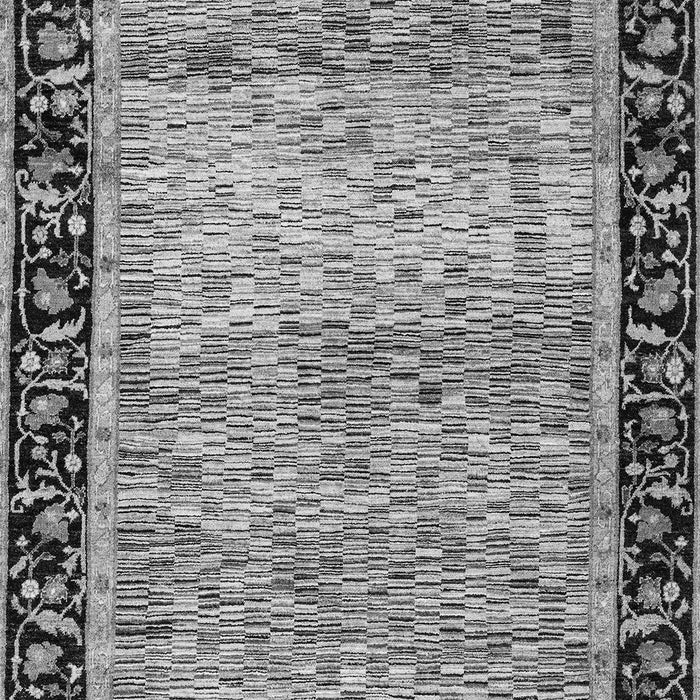 Machine Washable Oriental Gray Modern Rug, wshabs1830gry