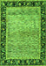 Oriental Green Modern Rug, abs1830grn