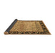 Sideview of Oriental Brown Modern Rug, abs1830brn