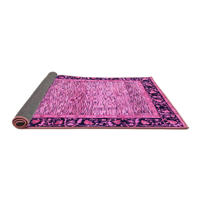 Sideview of Oriental Pink Modern Rug, abs1830pnk
