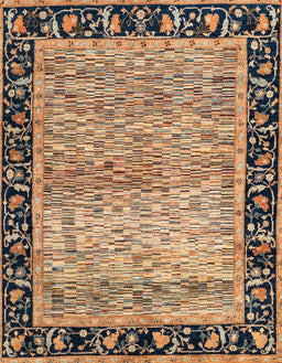 Abstract Sandy Brown Oriental Rug, abs1830
