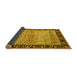 Sideview of Oriental Yellow Modern Rug, abs1830yw