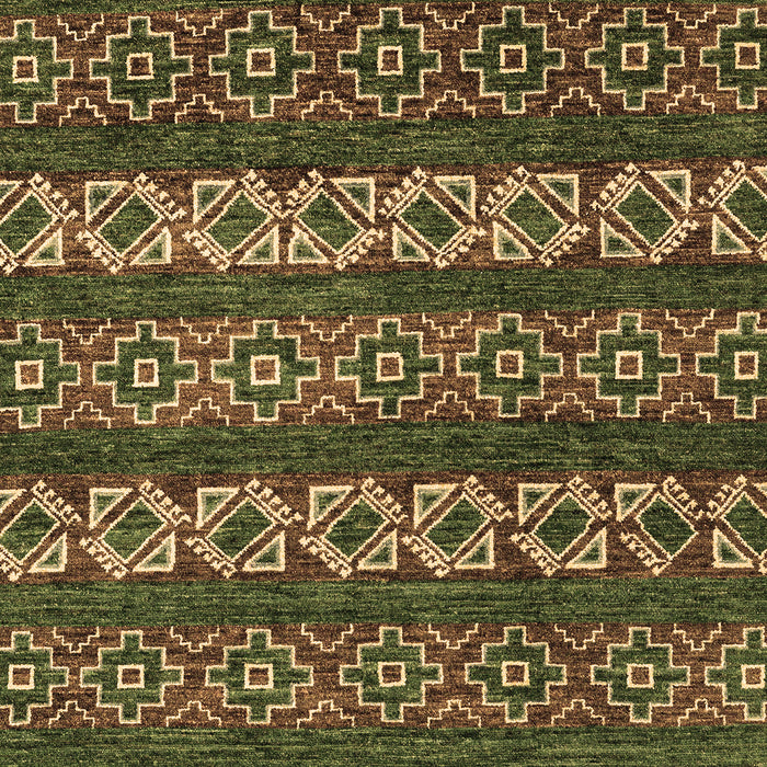 Machine Washable Oriental Brown Modern Rug, wshabs1831brn