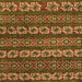 Square Oriental Orange Modern Rug, abs1831org