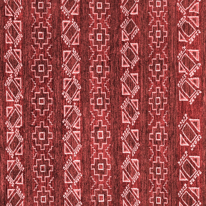 Machine Washable Oriental Red Modern Rug, wshabs1831red