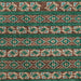 Square Abstract Bakers Brown Oriental Rug, abs1831