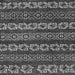 Square Machine Washable Oriental Gray Modern Rug, wshabs1831gry