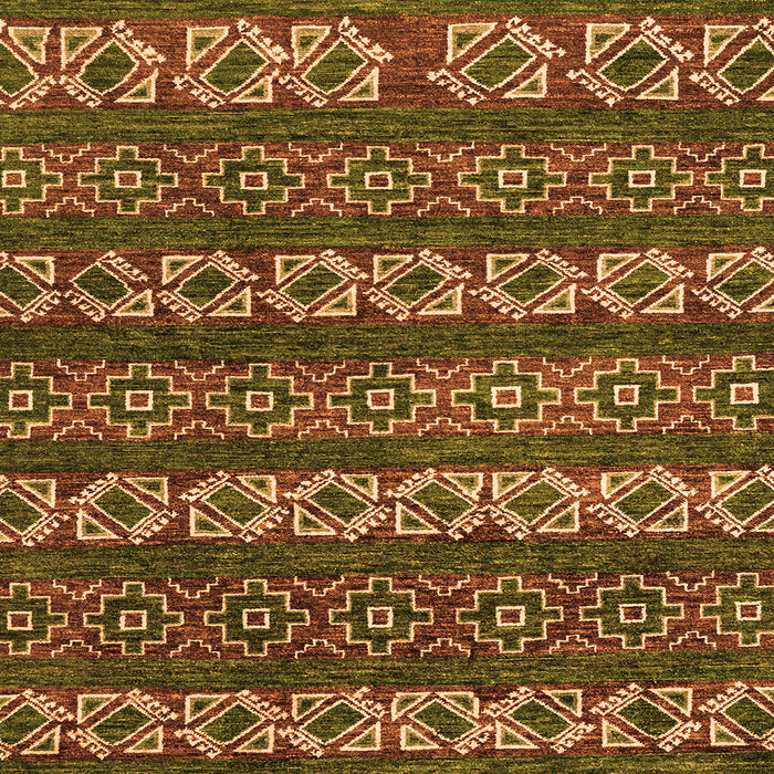 Square Machine Washable Oriental Orange Modern Area Rugs, wshabs1831org