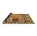 Sideview of Oriental Brown Modern Rug, abs1832brn