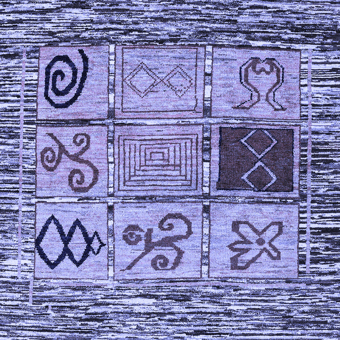 Machine Washable Oriental Blue Modern Rug, wshabs1832blu