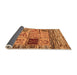 Sideview of Oriental Orange Modern Rug, abs1832org