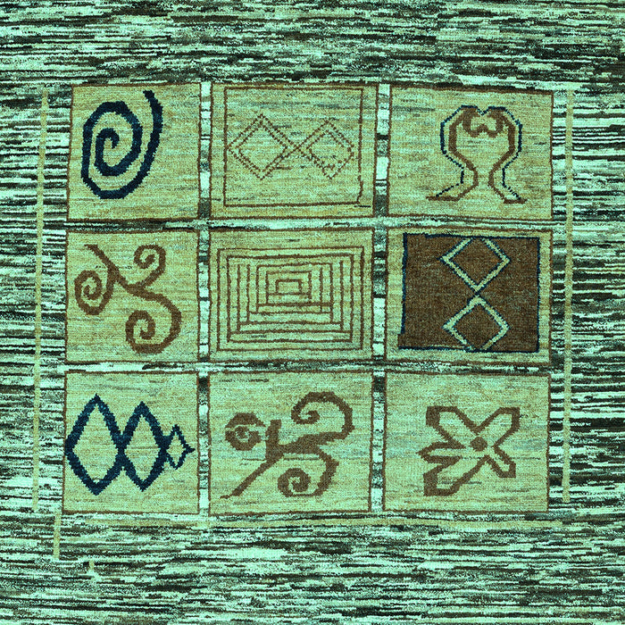 Oriental Turquoise Modern Rug, abs1832turq