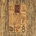 Square Oriental Brown Modern Rug, abs1832brn