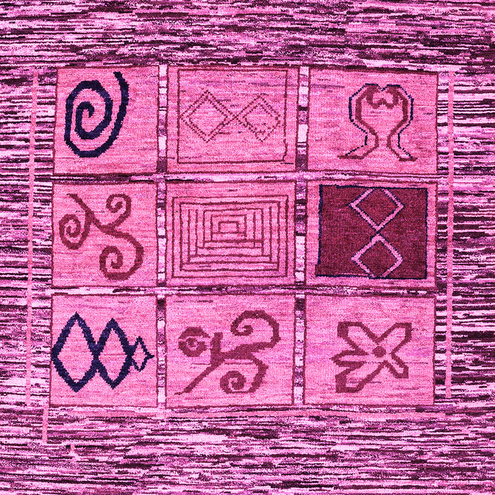 Machine Washable Oriental Pink Modern Rug, wshabs1832pnk