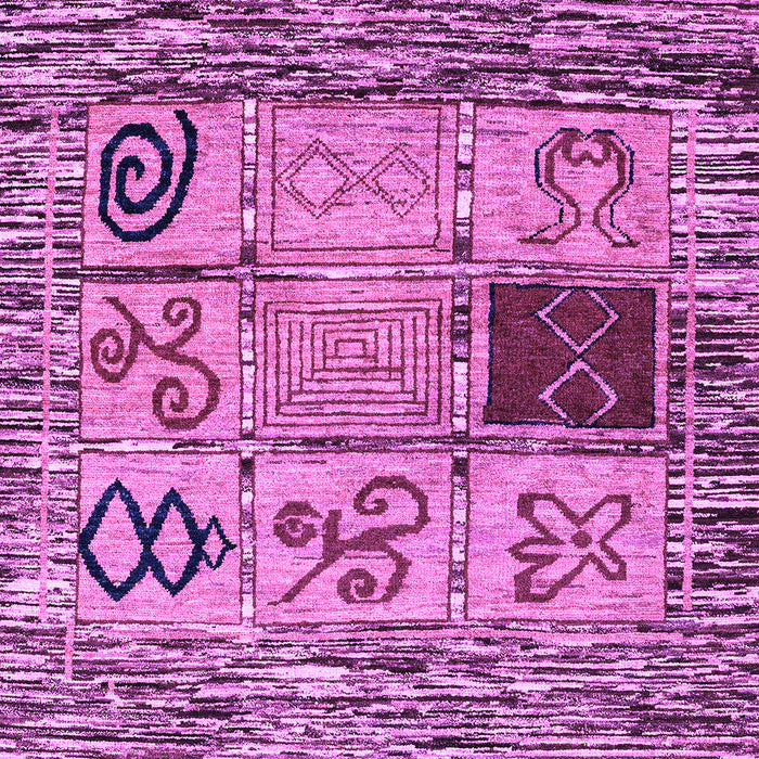 Machine Washable Oriental Purple Modern Area Rugs, wshabs1832pur