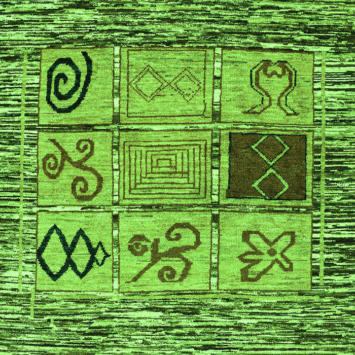 Oriental Green Modern Rug, abs1832grn