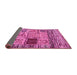 Sideview of Oriental Pink Modern Rug, abs1832pnk