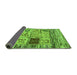 Sideview of Oriental Green Modern Rug, abs1832grn