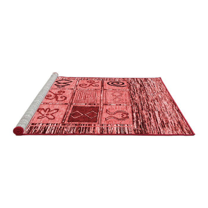 Modern Red Washable Rugs