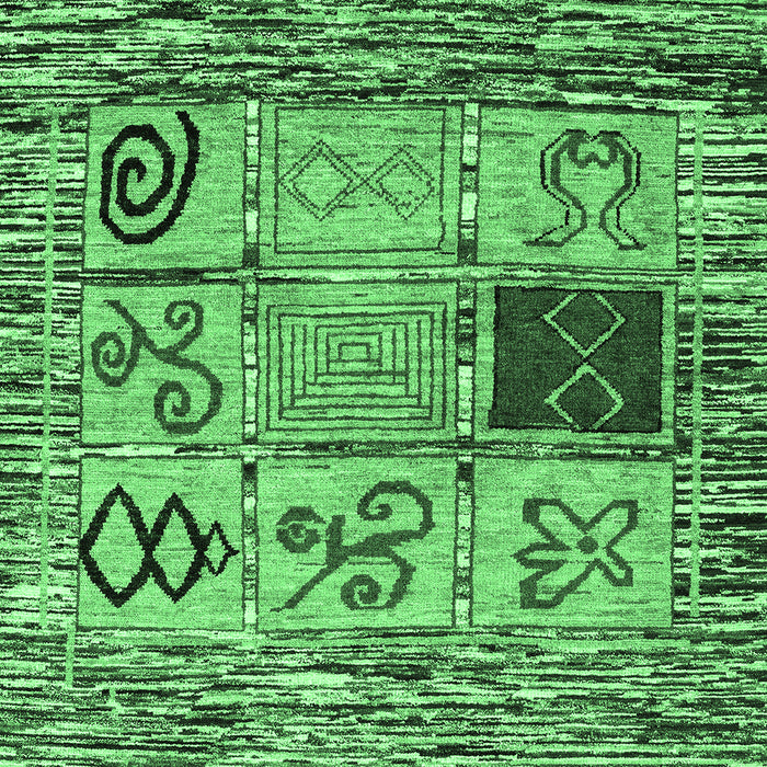 Oriental Emerald Green Modern Rug, abs1832emgrn