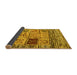 Sideview of Oriental Yellow Modern Rug, abs1832yw