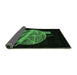 Sideview of Oriental Emerald Green Modern Rug, abs1833emgrn